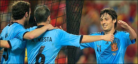 یوروکپ 2012 وارم اپ میچ، چین کیخلاف اسپین 0-1 سے کامیاب