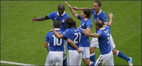 یورو کپ ،ماریوبیلوٹیلی کے 2 گول اٹلی فائنل میں