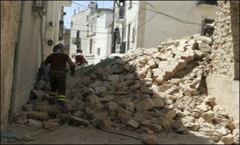 اٹلی: گیس پائپ لائن دھماکا، 2 عمارتیں تباہ،3 افراد جاں بحق،11 زخمی