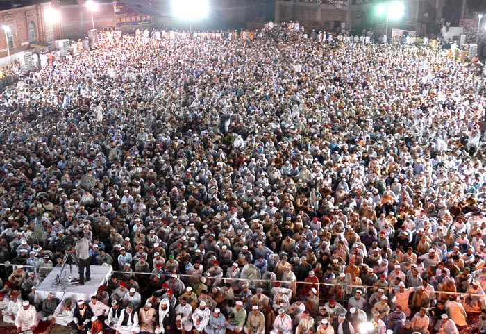 حرمین شریفین کے بعد اسلامی دنیا کا سب سے بڑا شہر اعتکاف لاہور میں امسال بھی آباد ہوگا