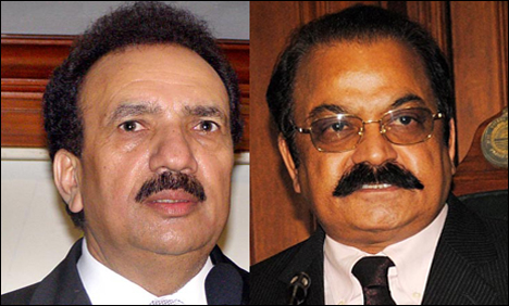 Rehman Malik & Rana Sanaullah