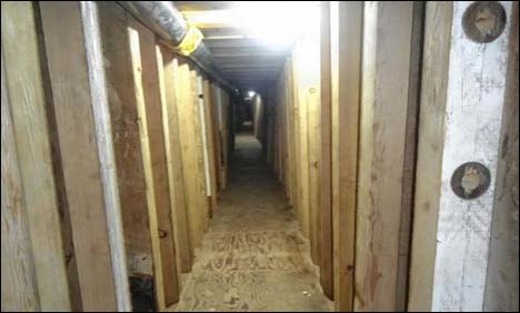 میکسکو میں منشیات کی اسمگلنگ کیلئے سرنگ کے استعمال کا انکشاف