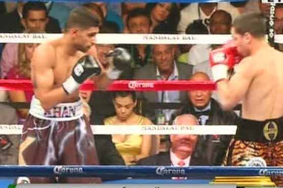 لاس ویگاس: ڈینی گارسیا نے عامر خان کو ناک آؤٹ کر دیا