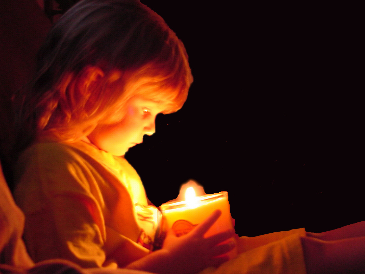 بچہ اور شمع