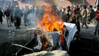 kashmir protest