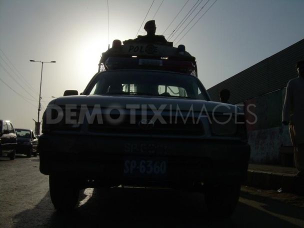 pakistan police in actio