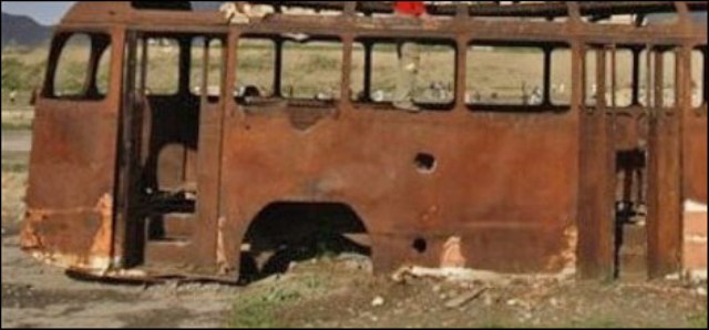 Bus blast