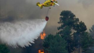 Fire burned Spain