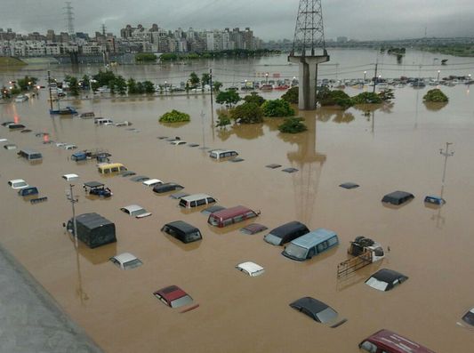 Flooding in Taiwan