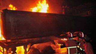 Nato Container Fire