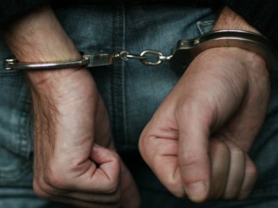 Policeman arrest