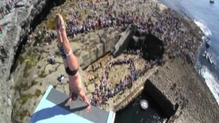 Russian diver cliff