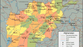 afghanistan map