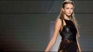 Leather dress