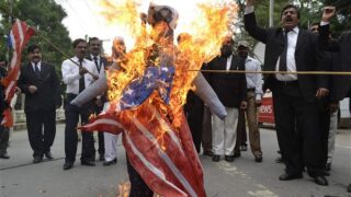 Muslims protest