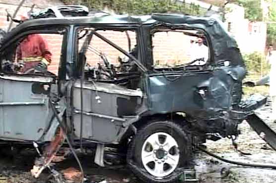 پشاور دھماکا: 2 امریکی مارے گئے: میاں افتخار، امریکی سفارتخانے کی تردید