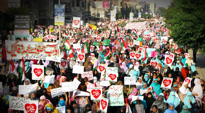 Protest Democratic Right of Muslims