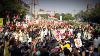 Protest Democratic Right of Muslims Lahore