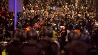 Spain protest