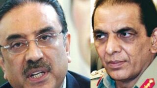 army chief and zardari