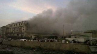 karachi factory caught fire