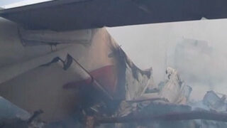 nato plane blast