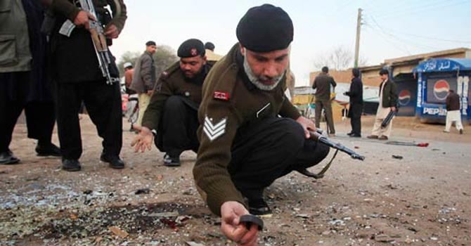 peshawar kohat road blast