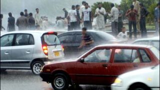 rain in Karachi