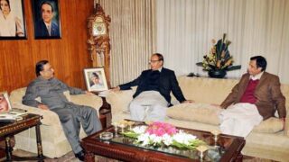 Asif Ali Zardari Ch Shujaat