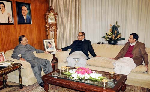 Asif Ali Zardari Ch Shujaat