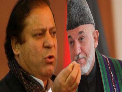 Hamid Karzai and Nawaz Sharif