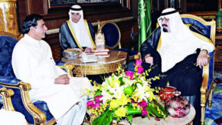 Prime Minister Raja Pervez Ashraf and King Abdullah