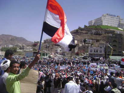 امریکی ڈرون حملے، شمالی یمن میں ہزاروں افراد کا مظاہرہ