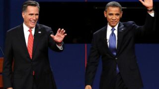 Romney and Obama