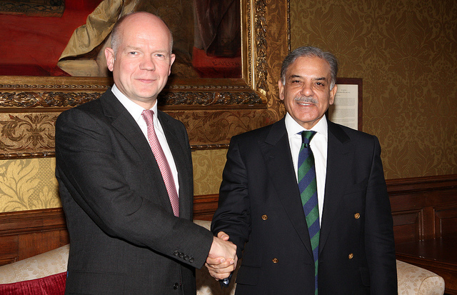Shahbaz Sharif and Hague