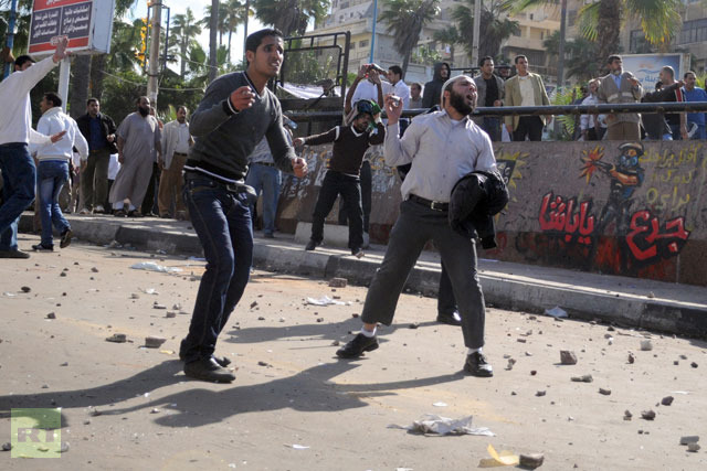 مصری صدر محمد مرسی کے خلاف اپوزیشن کا احتجاج