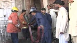 Fire In Plastic Factory