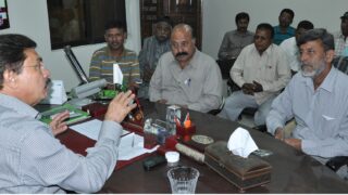 M Sami Khan Meeting UC Inspector