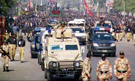 کوئٹہ : مرکزی جلوس کی سیکیورٹی کو حتمی شکل دے دی گئی