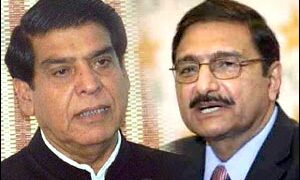 Raja Pervaiz Ashraf & Zaka Ashraf Meeting