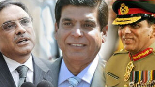 Raja Pervaiz Ashraf, Zardari and Ashfaq Pervaiz Kayani