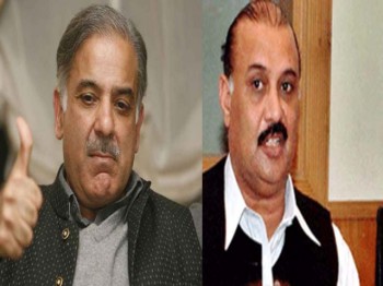 Shahbaz Sharif and Raja Riaz
