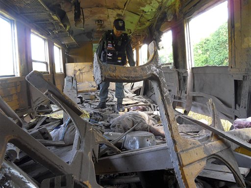 Train Blast Thailand