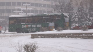China Snow Falling