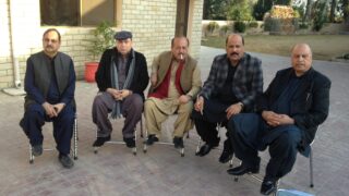 Javed Akhtar Butt Chaudhry Riaz Dinner