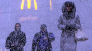 Moscow Snow Falling