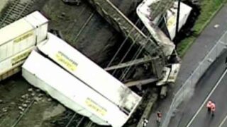 Train Tracks Crushed
