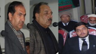 Bhimber Ch Abdul Majeed Addressing