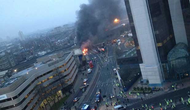 Helicopter Crash London