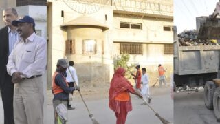Mohammad Sami Khan Korangi Town Visit